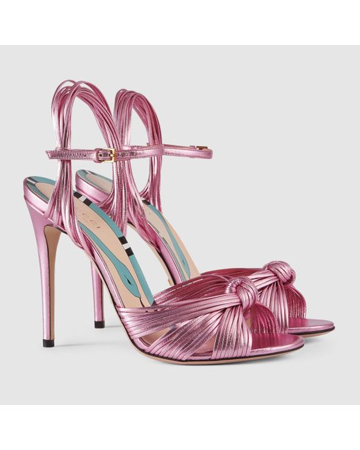 Gucci allie knotted sandals hotsell